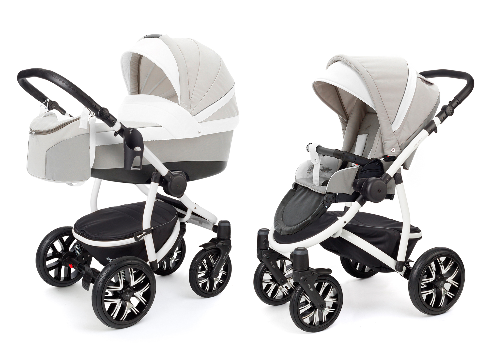Коляска 2 в 1 Esspero Grand Discovery (шасси White) Vanila