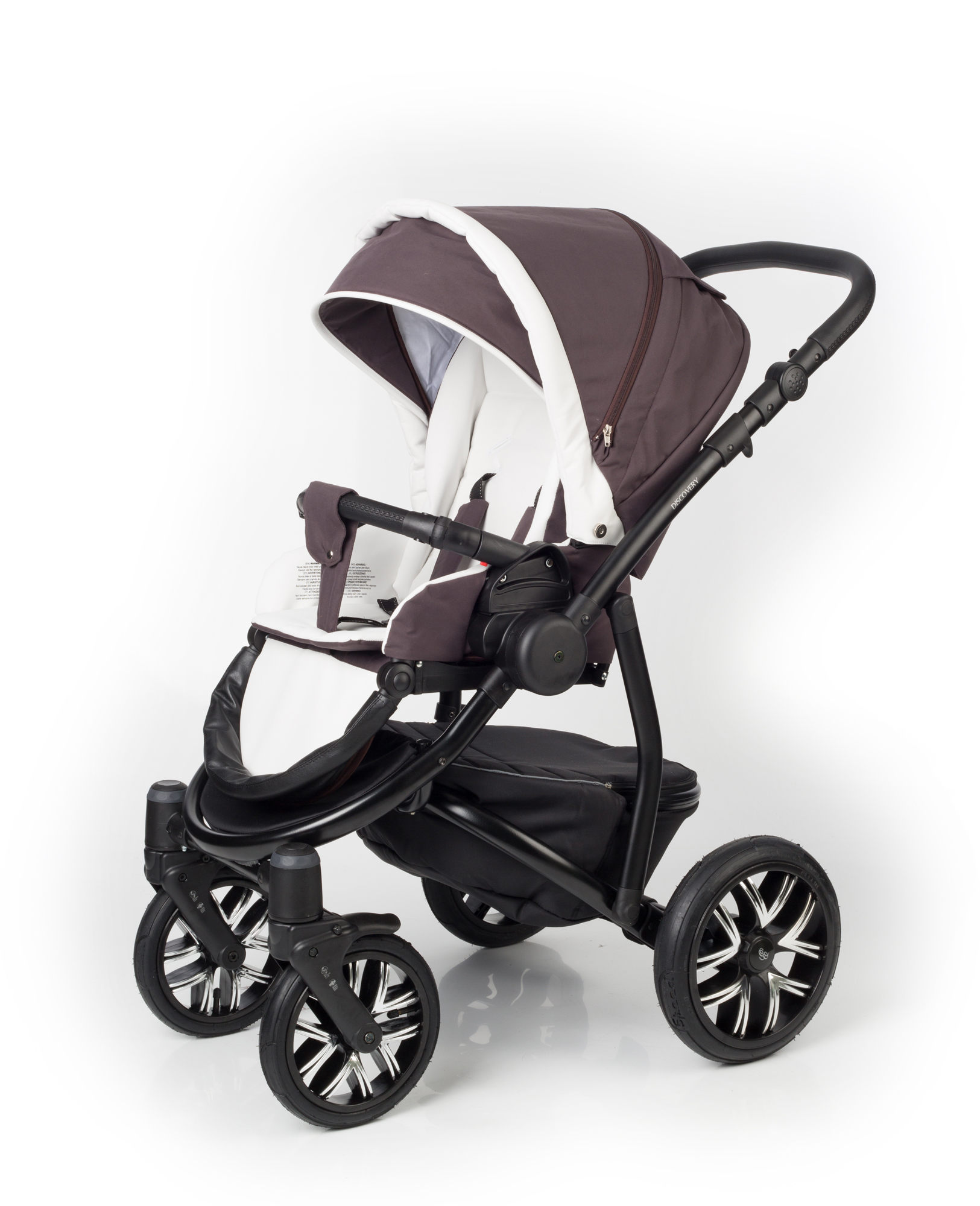 Прогулочная коляска Esspero Discovery (шасси Black) Brown Lux