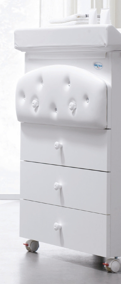 Пеленальный комод Baby Italia Baby Bath Pelle Белый (Bianco)