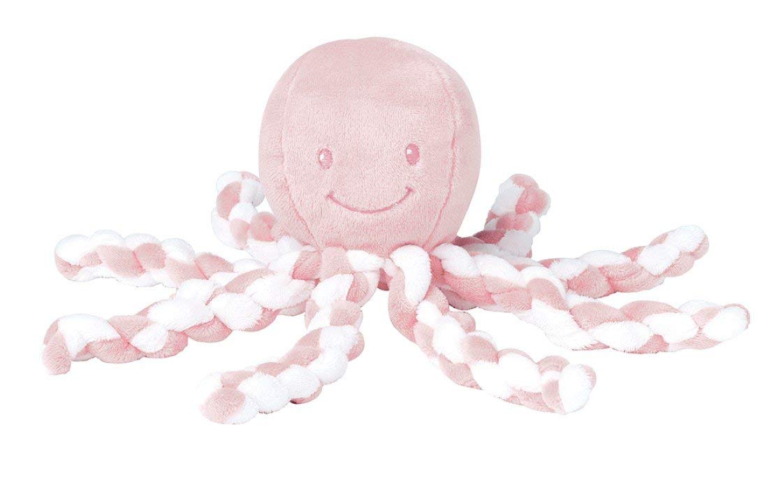Мягкая игрушка Nattou Soft Toy Octopus Осьминог 878753 Light Pink/White