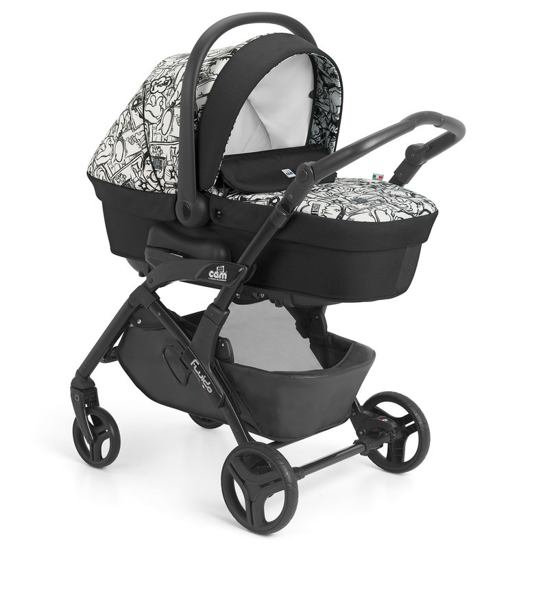 Коляска 3 в 1 Cam Fluido City Smart (шасси Black) 782