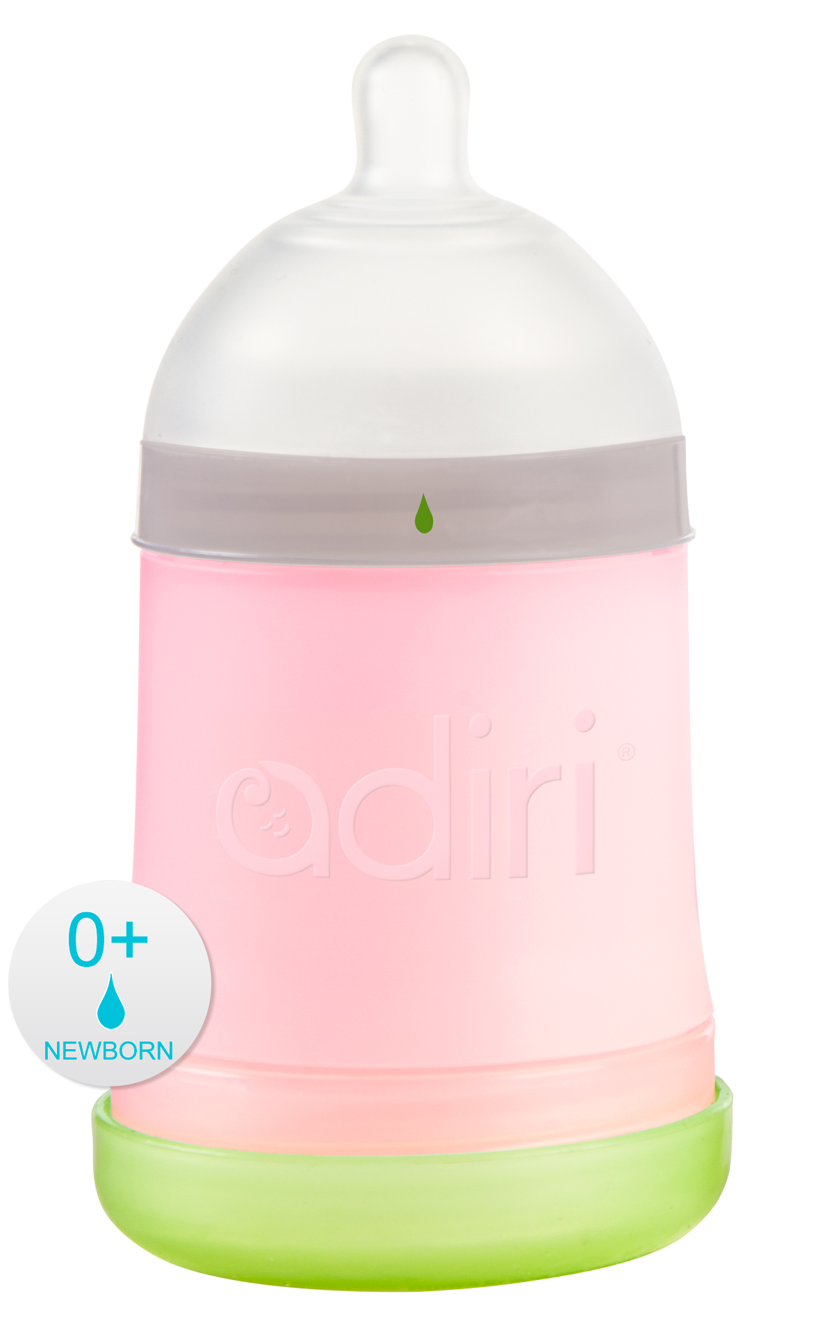 Бутылочка Adiri NxGen Newborn (0-3 мес., 163 ml) Pink