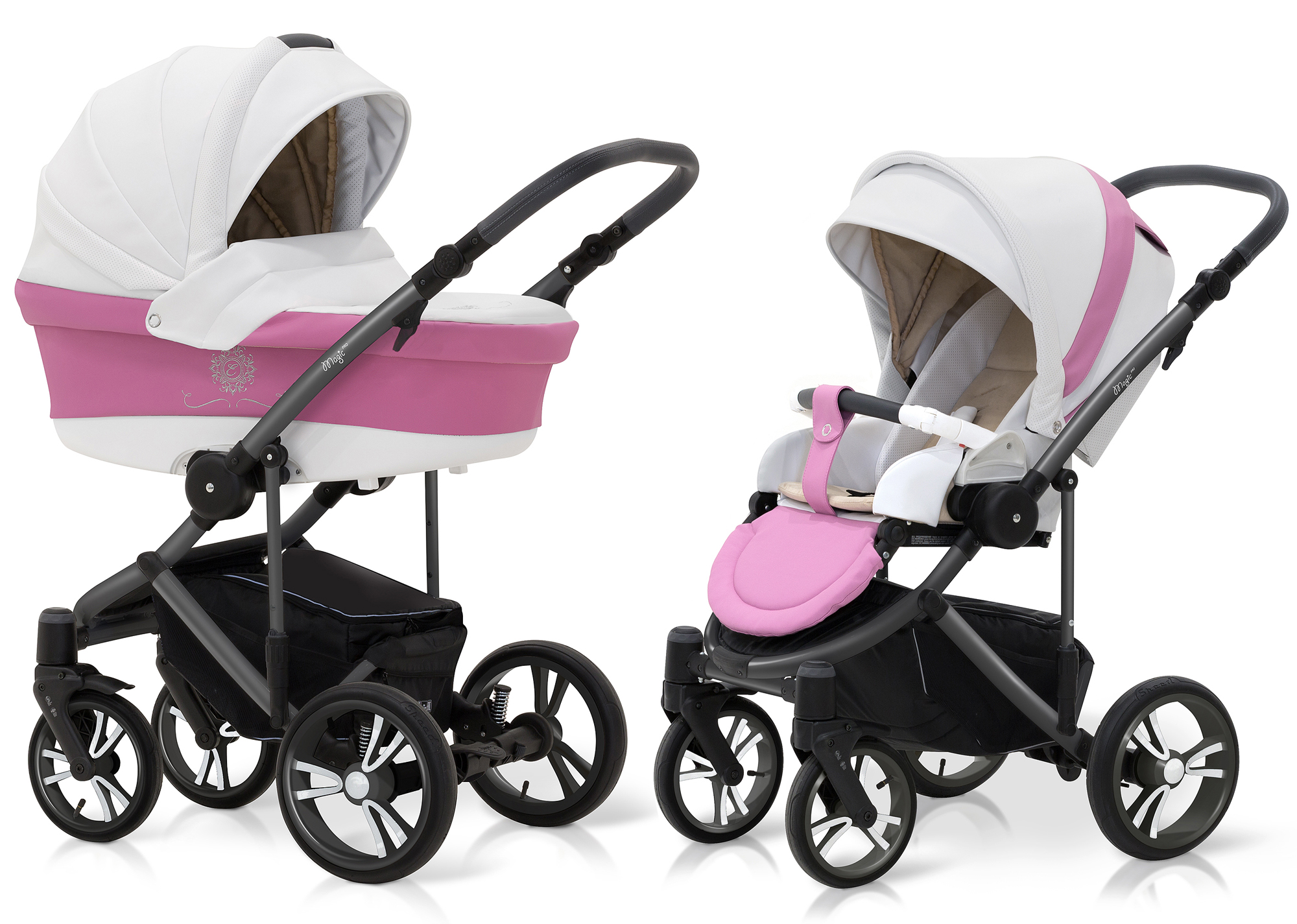 Коляска 2 в 1 Esspero LE Alesund (шасси Graphite) Pink