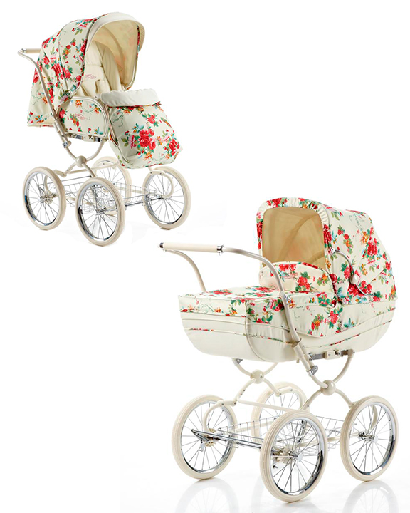 Коляски 2 в 1 Geoby C605R01 Florence WMDL/Белый