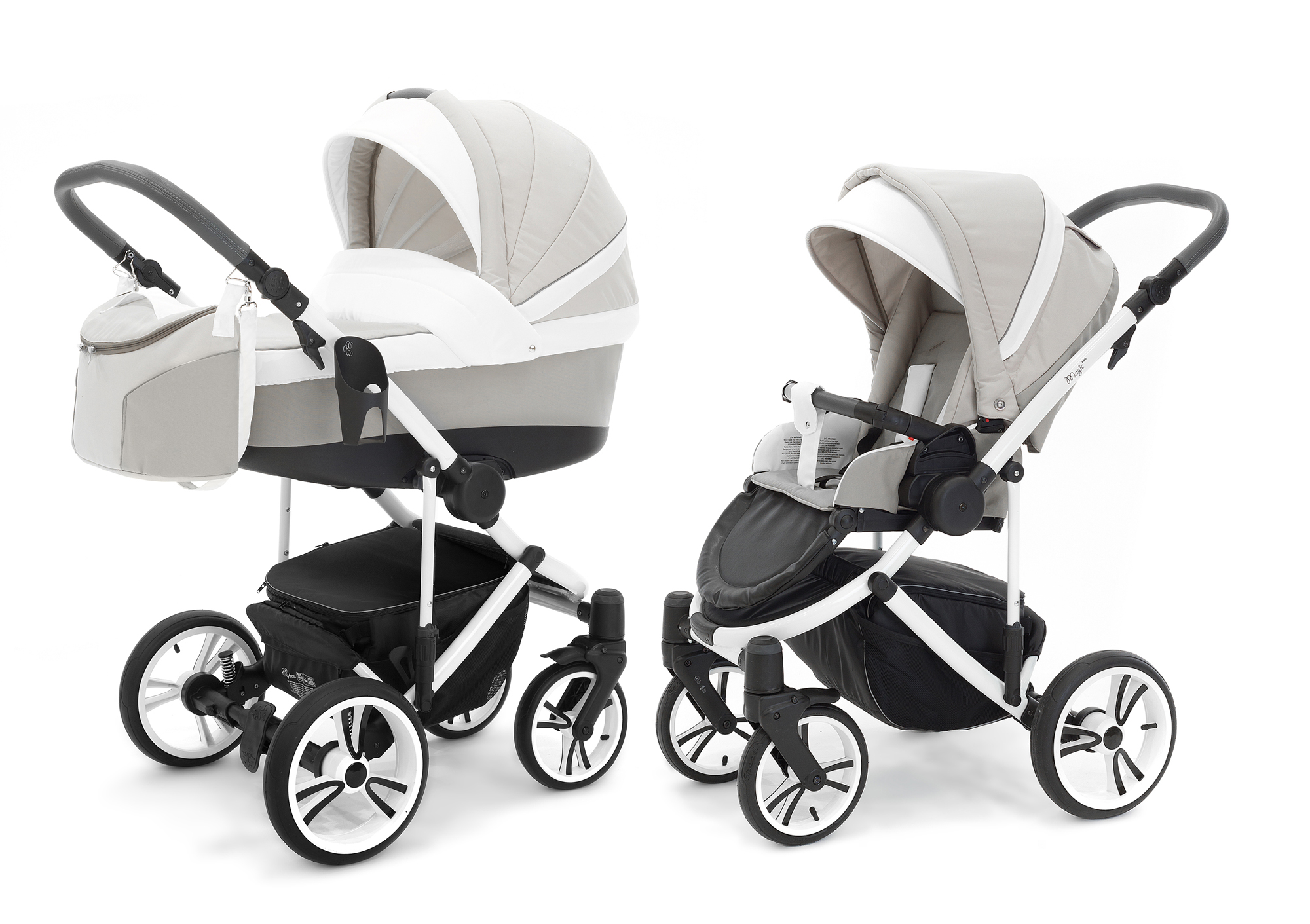 Коляска 2 в 1 Esspero Grand Magic Pro (шасси White) Vanila