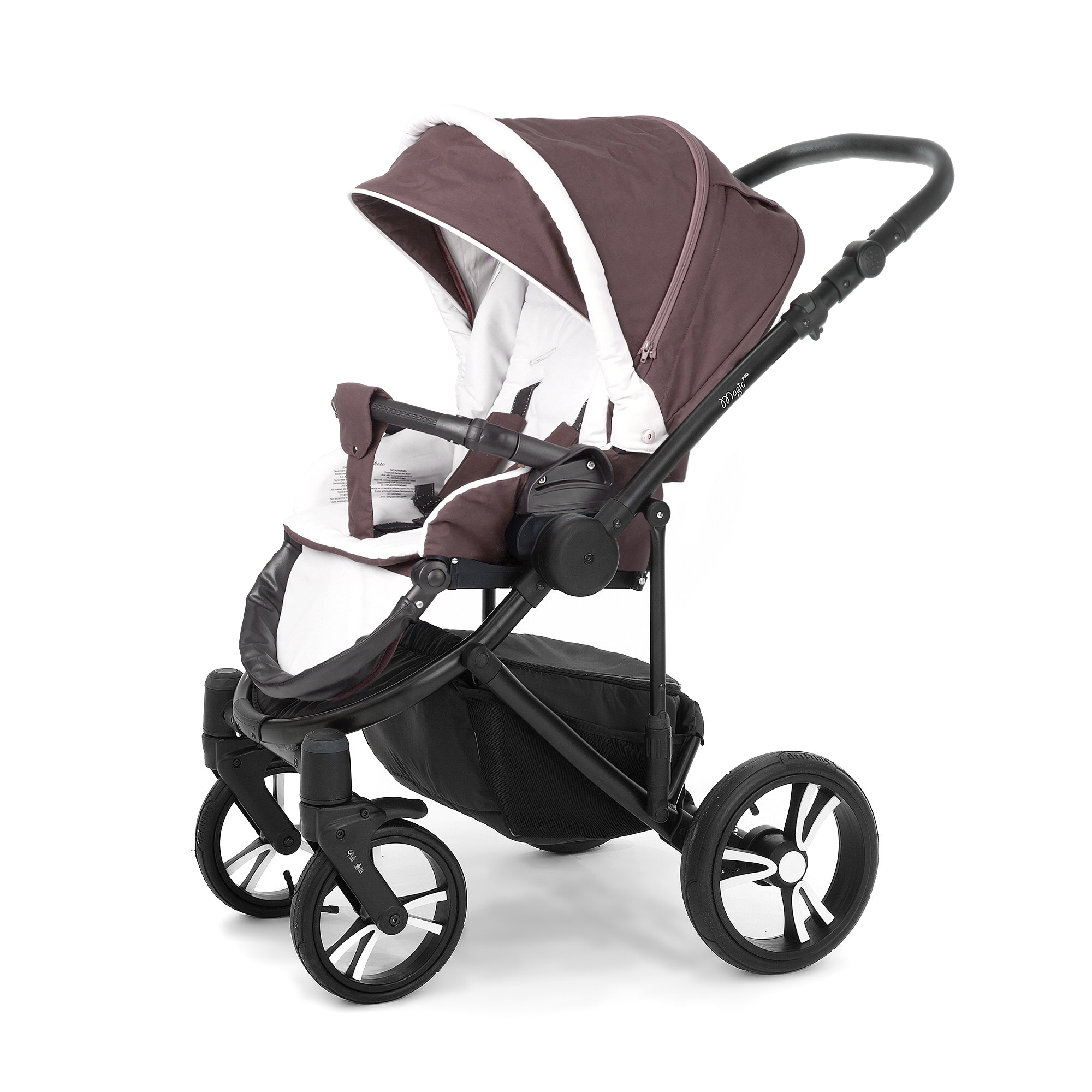 Прогулочная коляска Esspero Magic Pro (шасси Black) Brown Lux