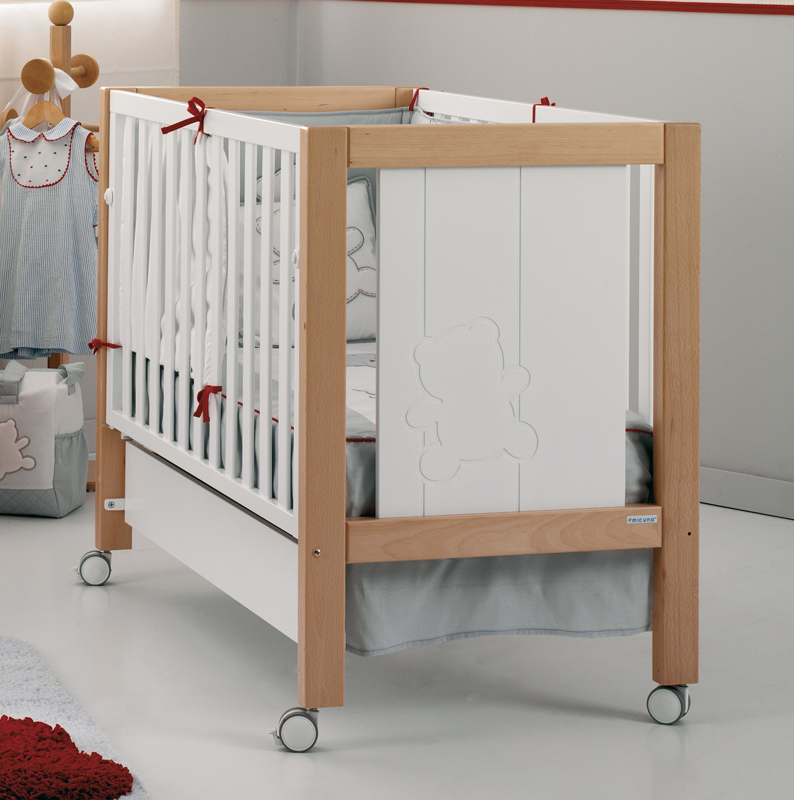Детская кроватка Micuna Neus Relax white/natural