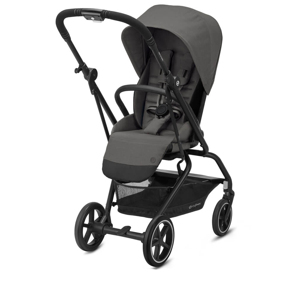 Прогулочная коляска Cybex Eezy S Twist Plus 2 Soho Grey с бампером