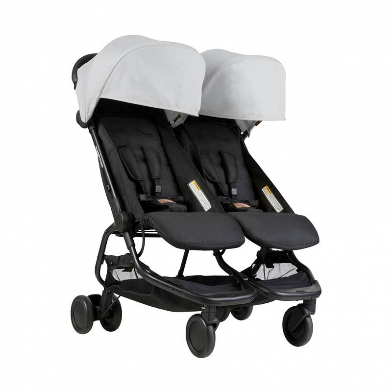 Коляска для двойни Mountain Buggy Nano Duo Silver