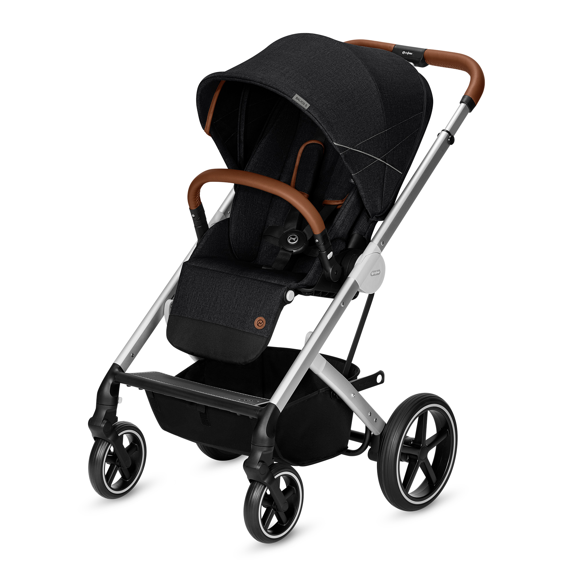Прогулочная коляска Cybex Balios S Denim Lavastone Black