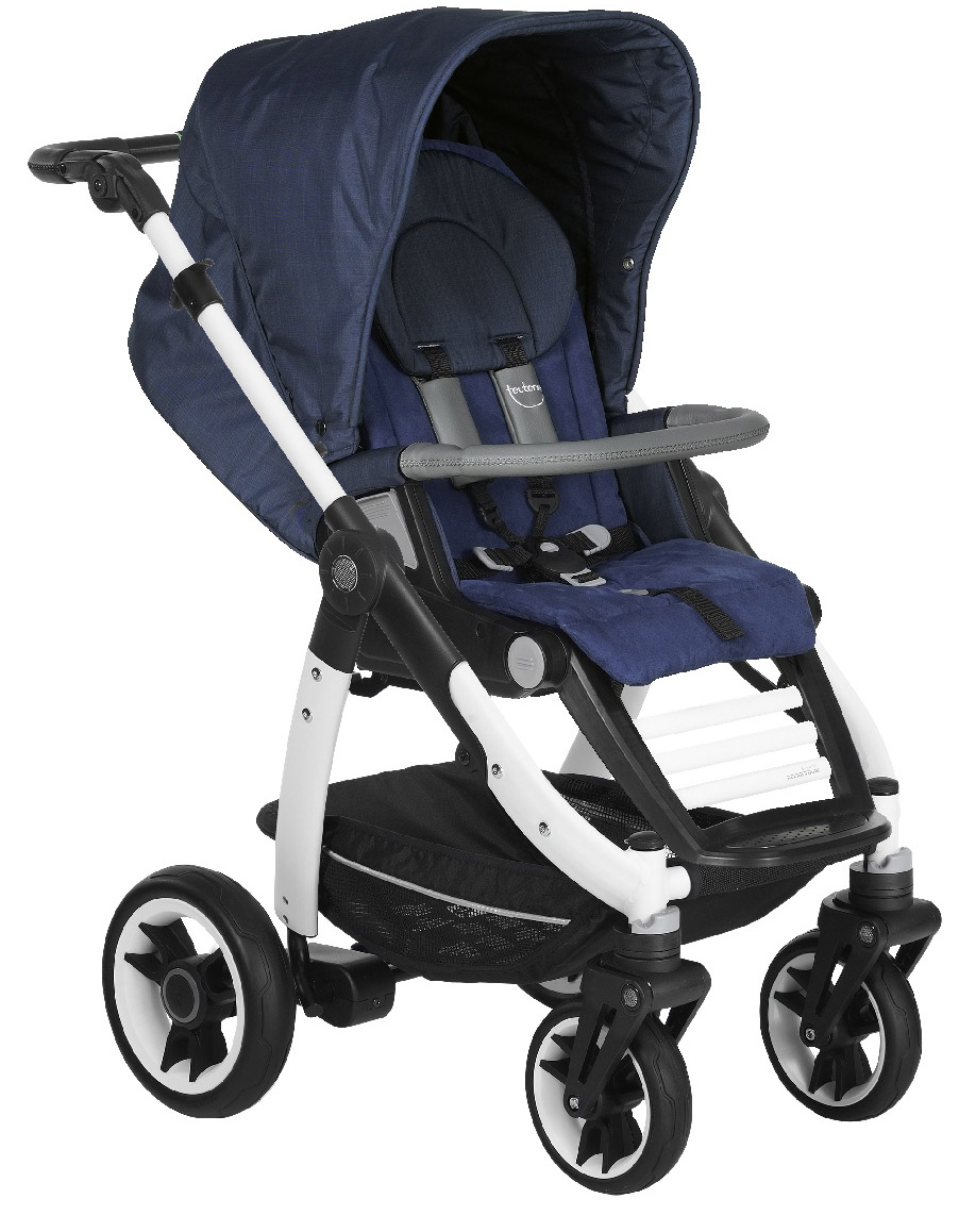 Прогулочная коляска Teutonia Cosmo V4 (шасси Pearl) 6025 Atlantic