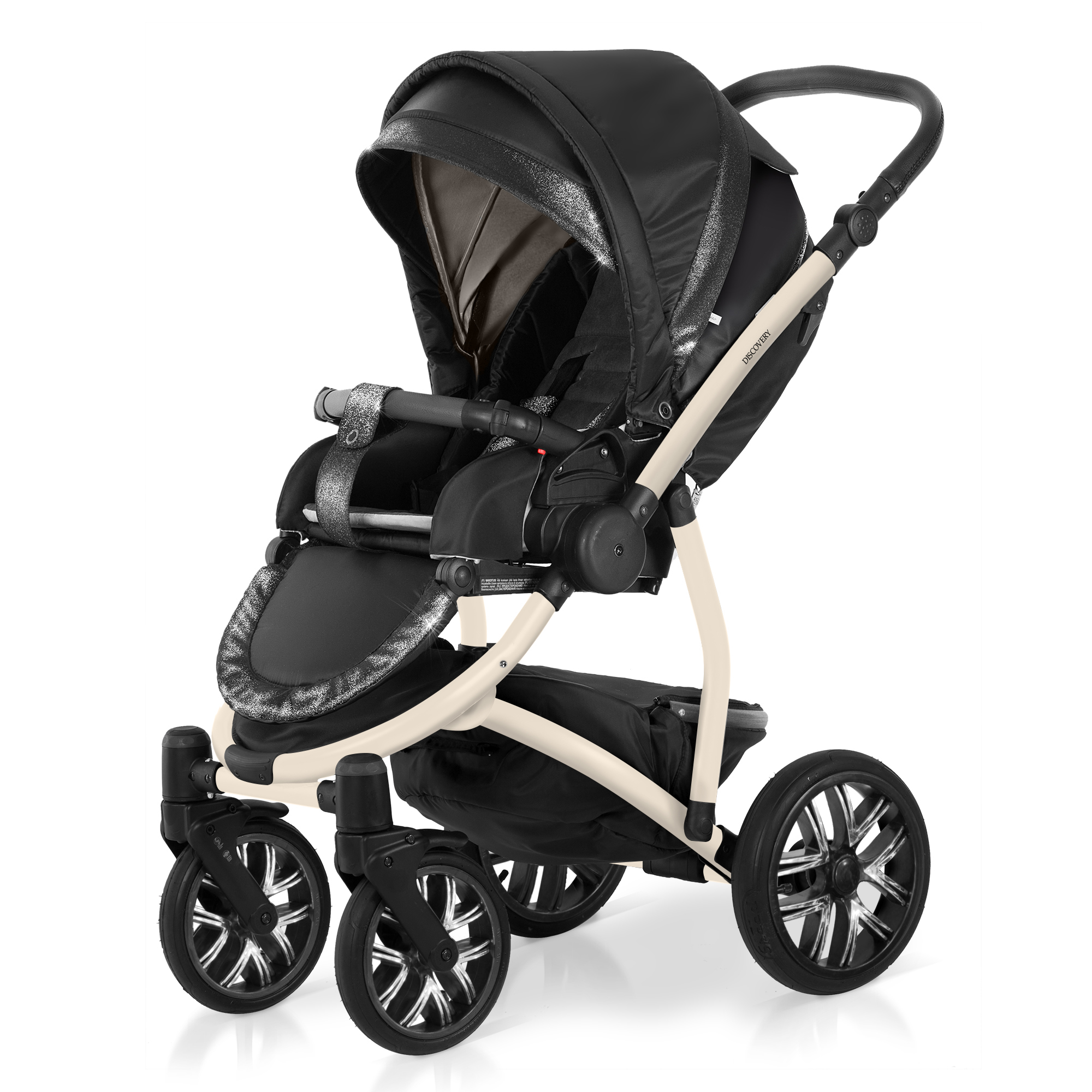 Прогулочная коляска Esspero Nord (шасси Discovery Beige) Sky Black