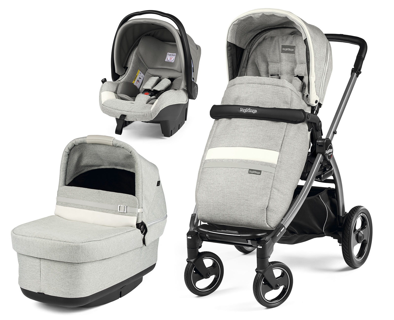 Peg-Perego Book Plus S Pop Up Set Modular Luxe Pure