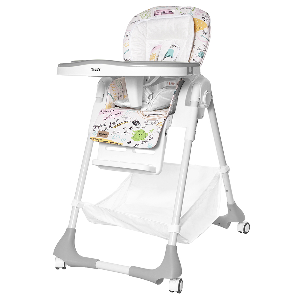 Стульчик для кормления BABY TILLY Bistro T-641/2 Grey