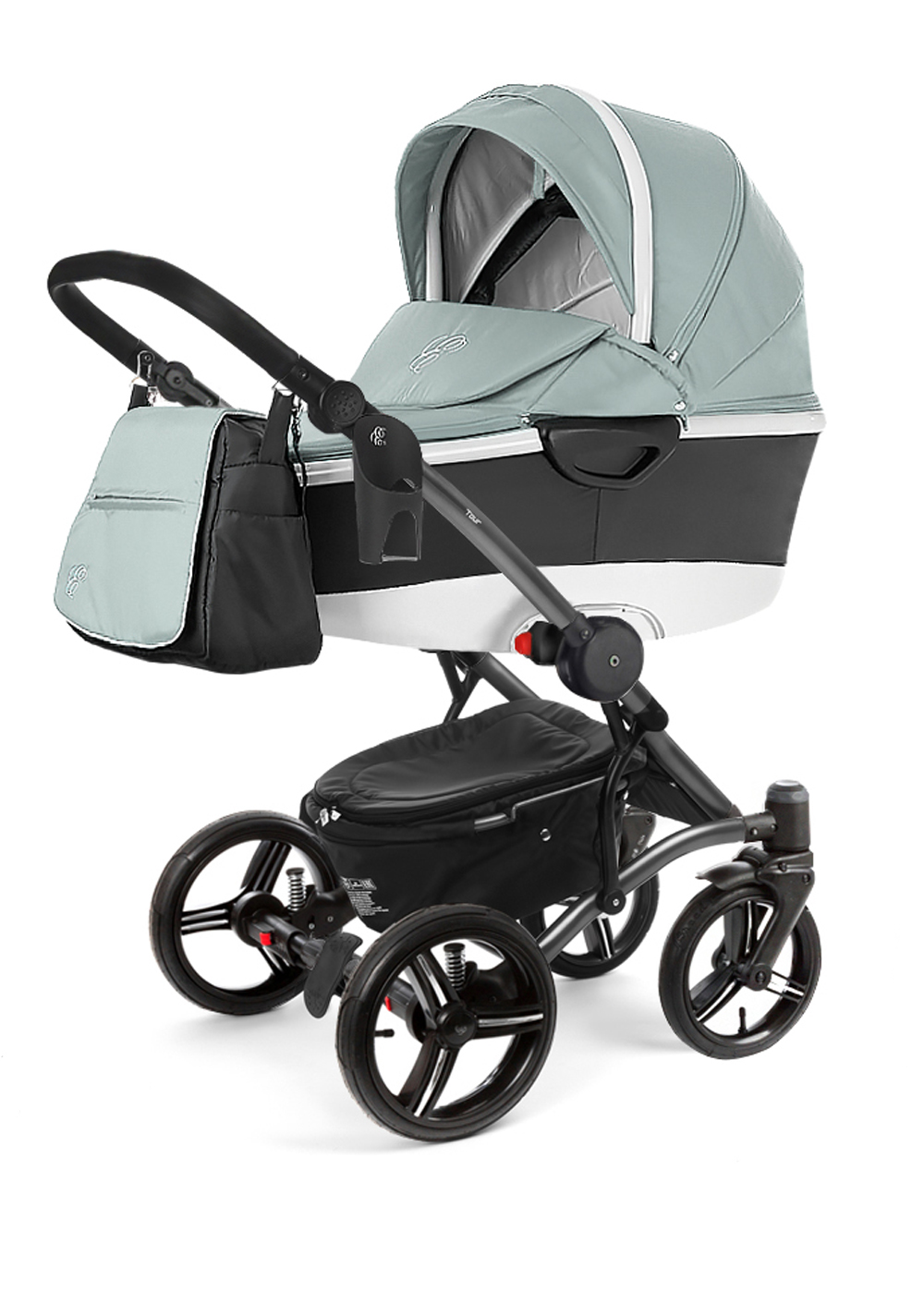 Коляска для новорожденных Esspero Tour Alu (шасси Graphite) Silver