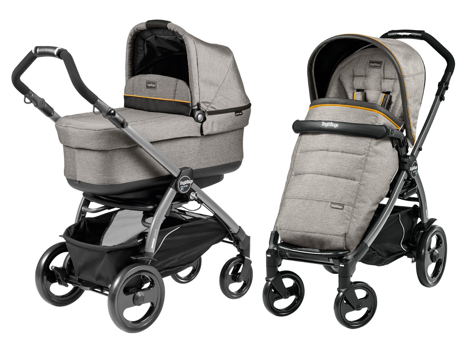 Peg-Perego Book 51 Modular POP UP Luxe Grey