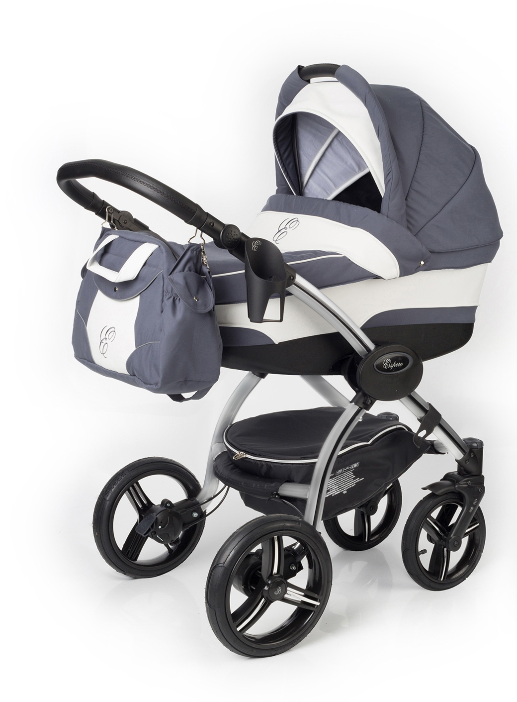 Коляска для новорожденных Esspero I-Nova (шасси Grey) Grey Lux