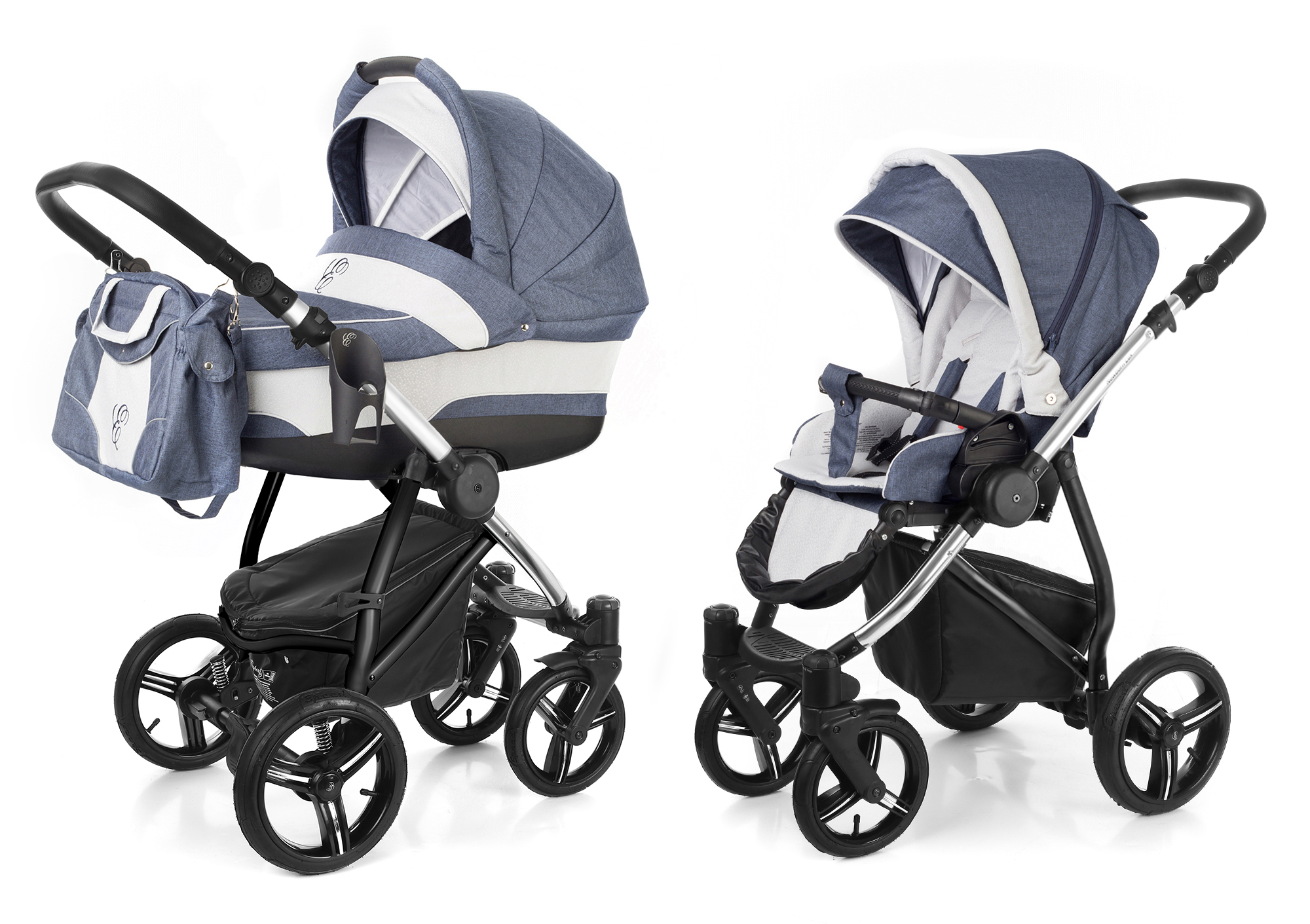 Коляска 2 в 1 Esspero Newborn Lux (шасси Chrome)