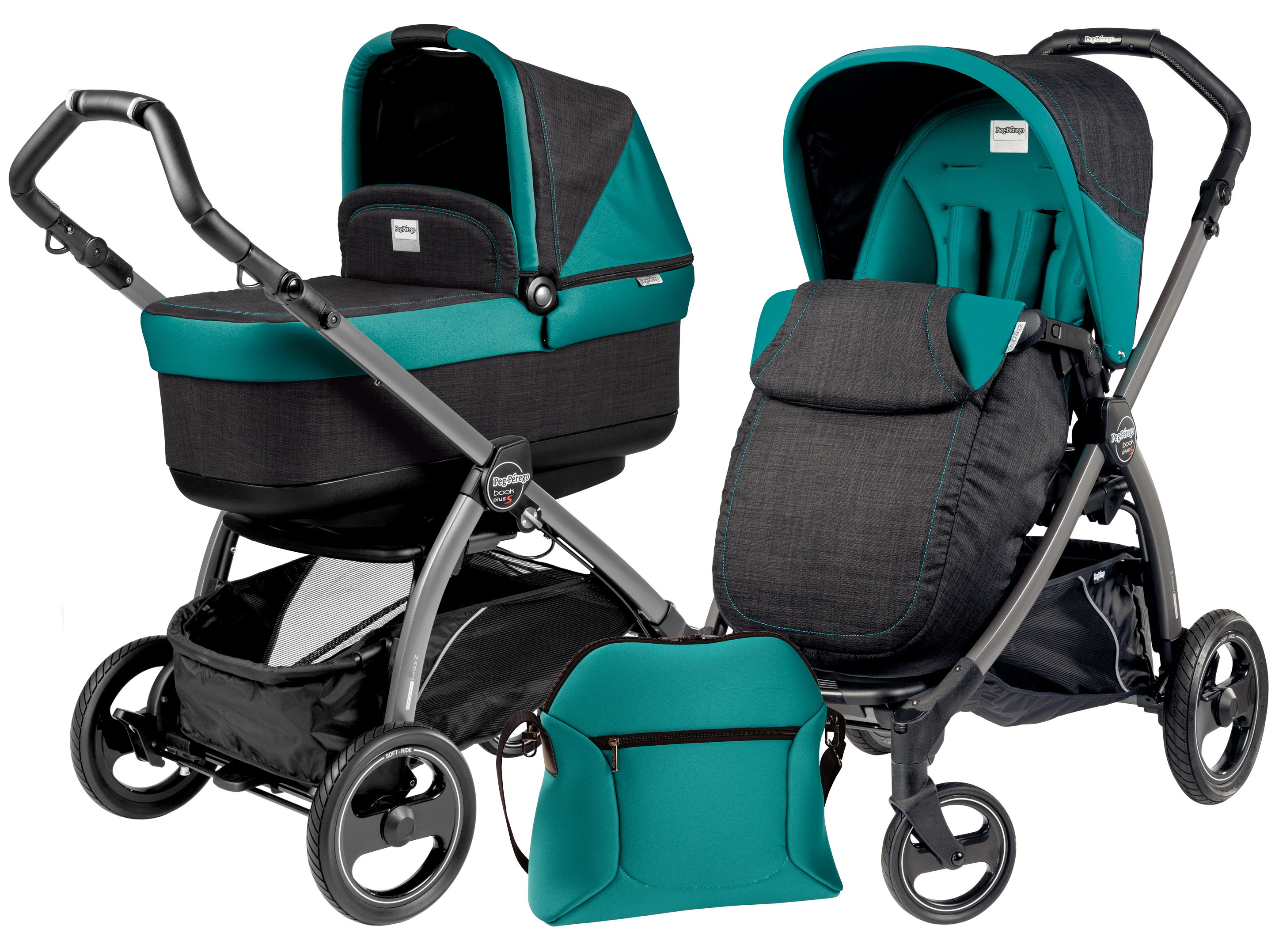Peg-Perego Book Plus S Modular POP UP Aquamarine