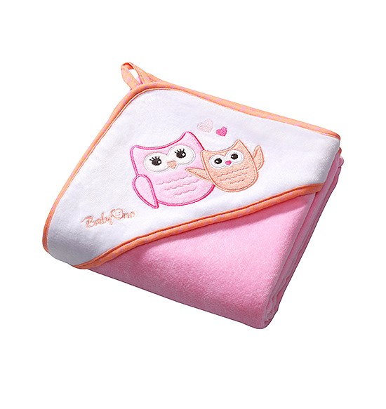 Полотенце велюровое BabyOno (76*76 см) Розовый