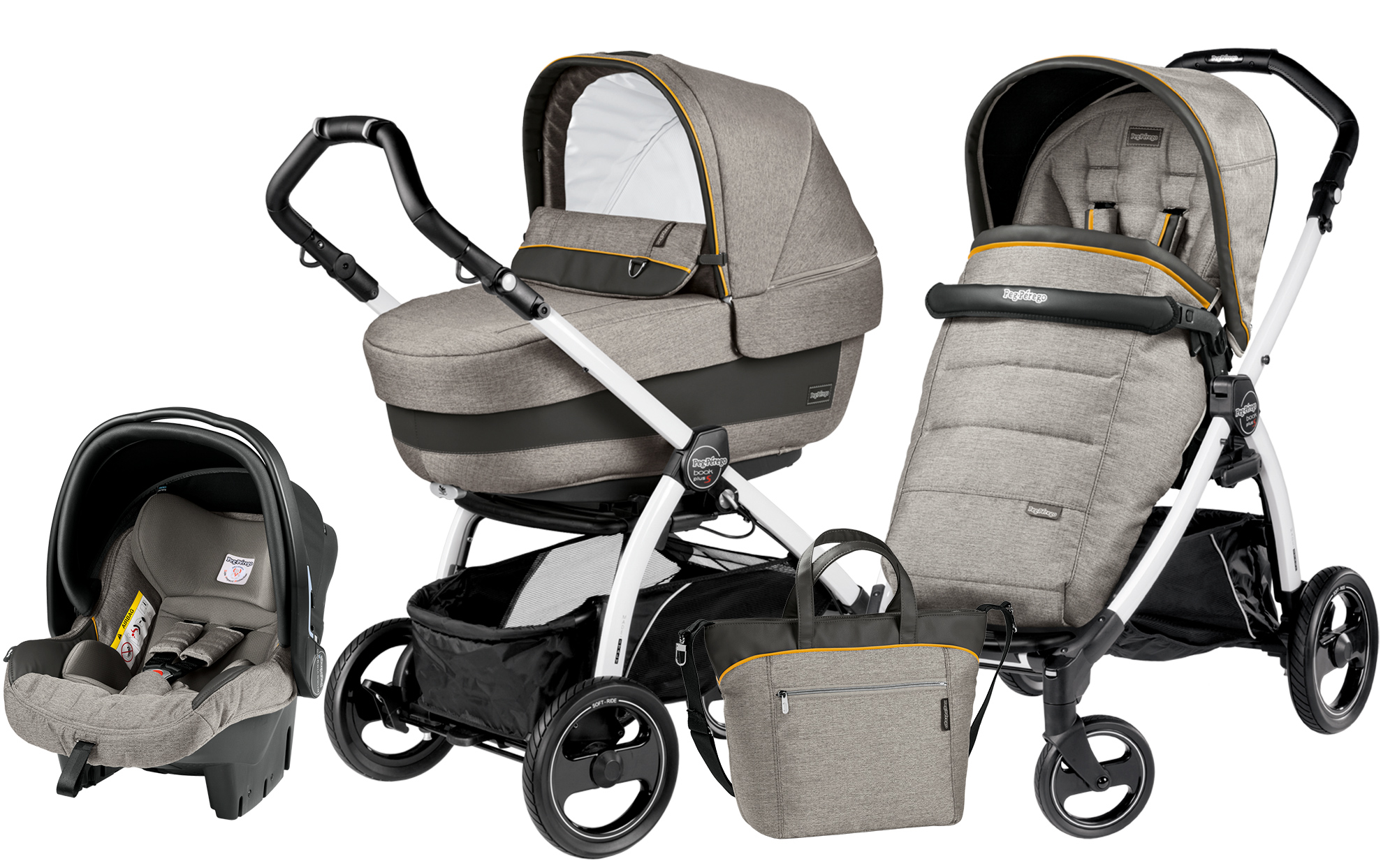Peg-Perego Book Plus S Set Modular Luxe Grey