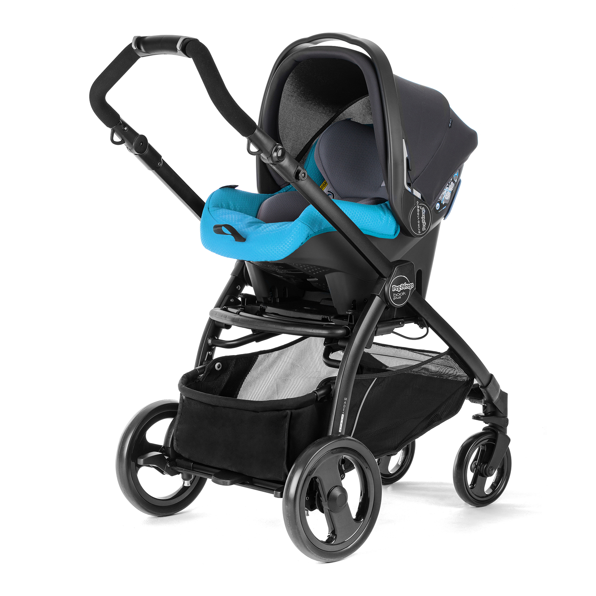 Автокресло Peg Perego Primo Viaggio SL на шасси Book Plus Bloom Scuba