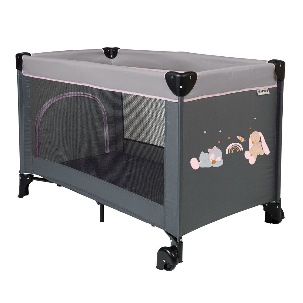 Манеж Nattou Playpen Sasha & Pauline Пингвин и Кролик 10645