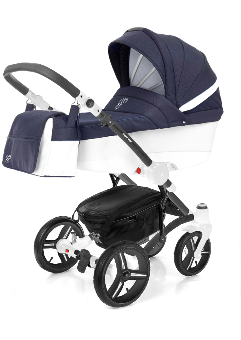 Коляска для новорожденных Esspero Grand Tour (шасси White) Sky Star