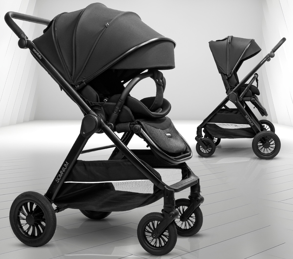 Прогулочная коляска Amarobaby Somnium Черный