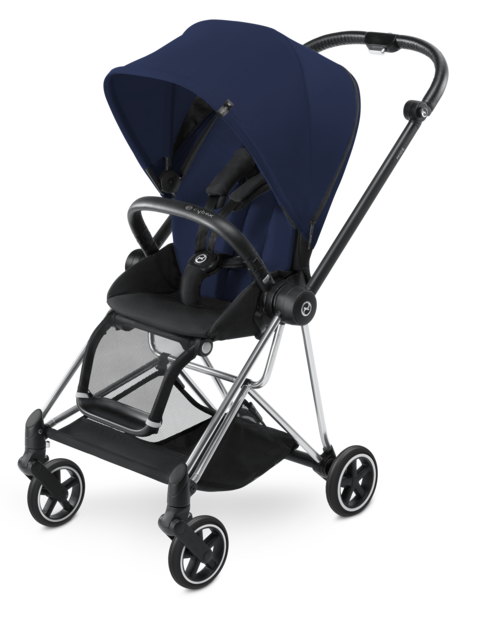 Прогулочная коляска Cybex MIOS (шасси Chrome Brown) Midnight Blue