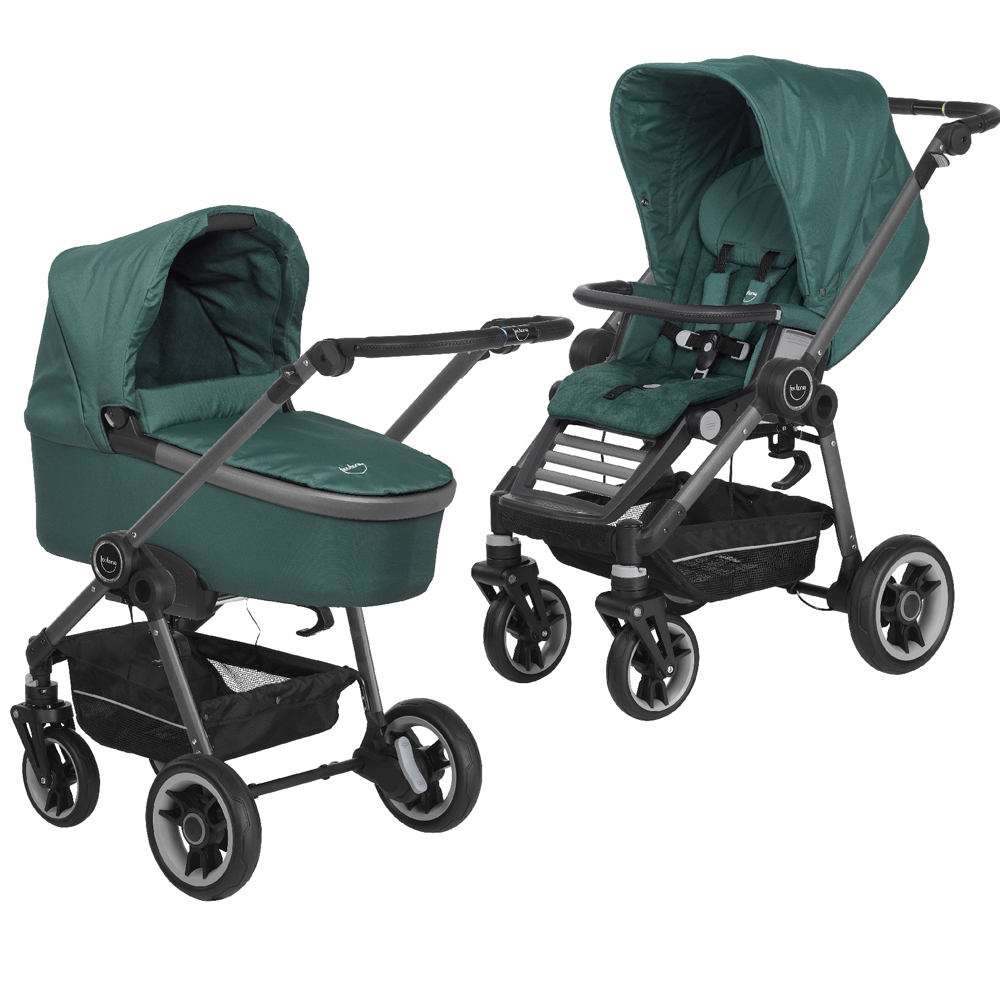 Коляска 2 в 1 Teutonia Bliss (шасси Graphite) 6130 Jade