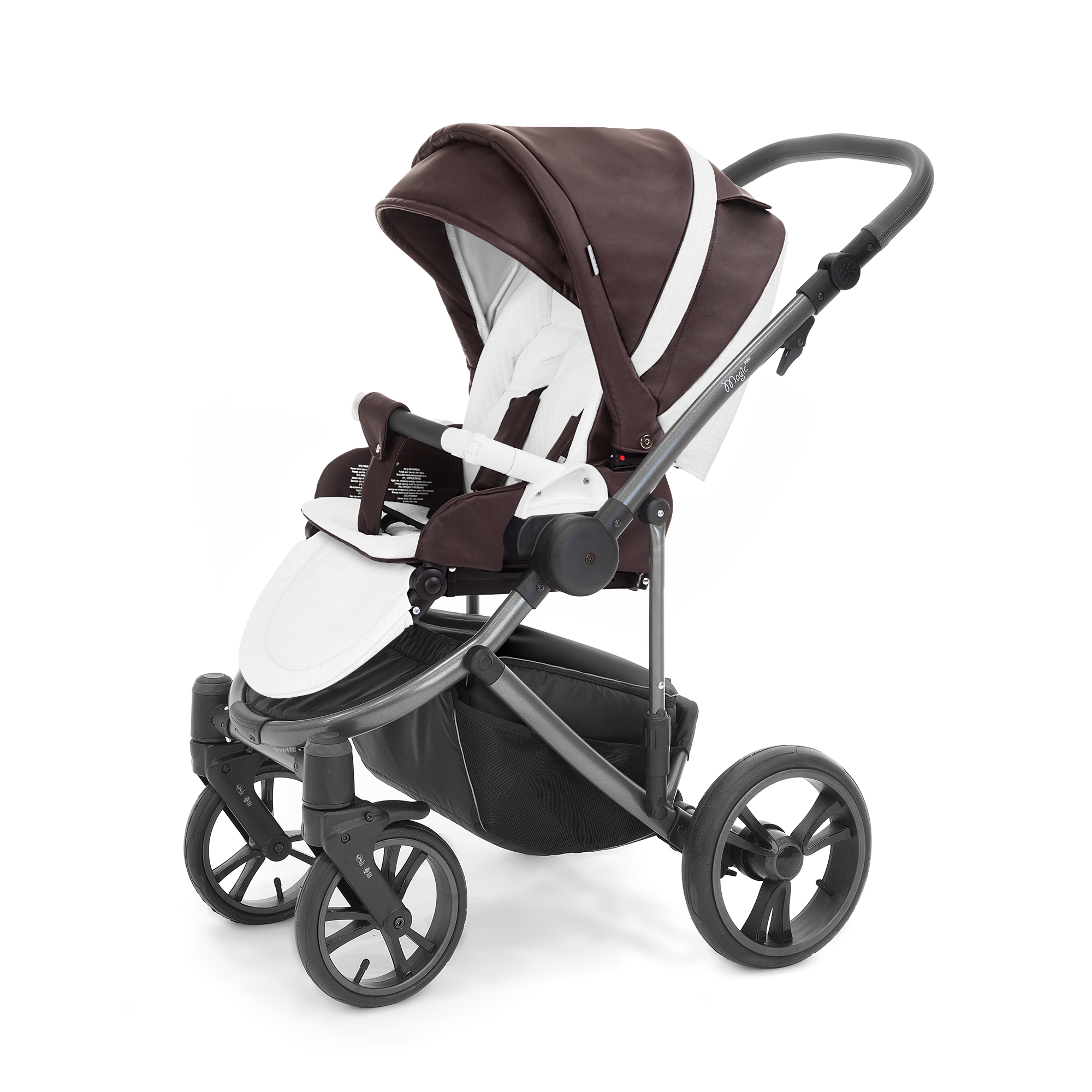 Прогулочная коляска Esspero Magic Alu (шасси Black) Nappa Brown