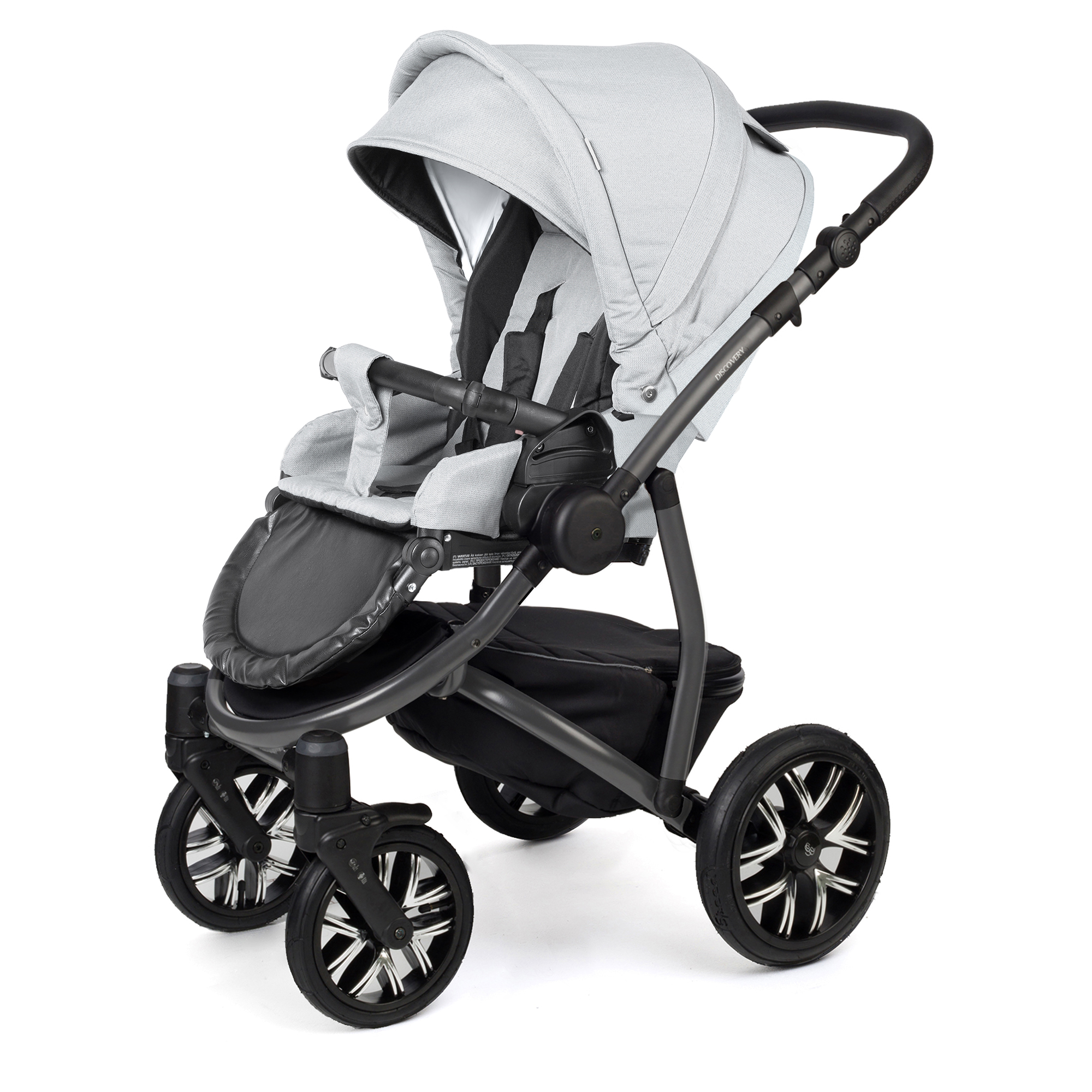 Прогулочная коляска Esspero Discovery Alu (шасси Graphite) Steel