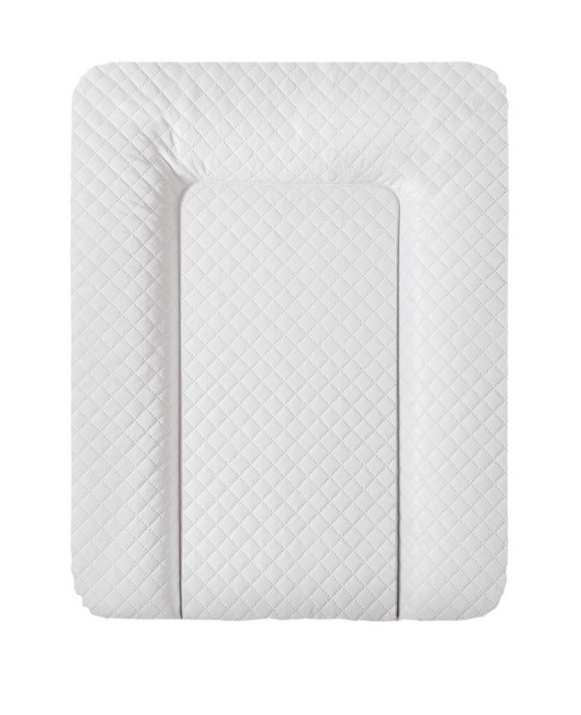 Пеленальный матрац Ceba Baby CARO мягкий на комод 70x50 CARO White
