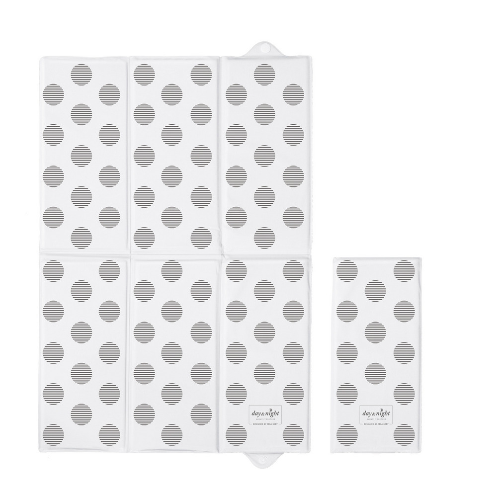 Пеленальный матрац Ceba Baby для путешествий 40х60 Day Night Polka Dots