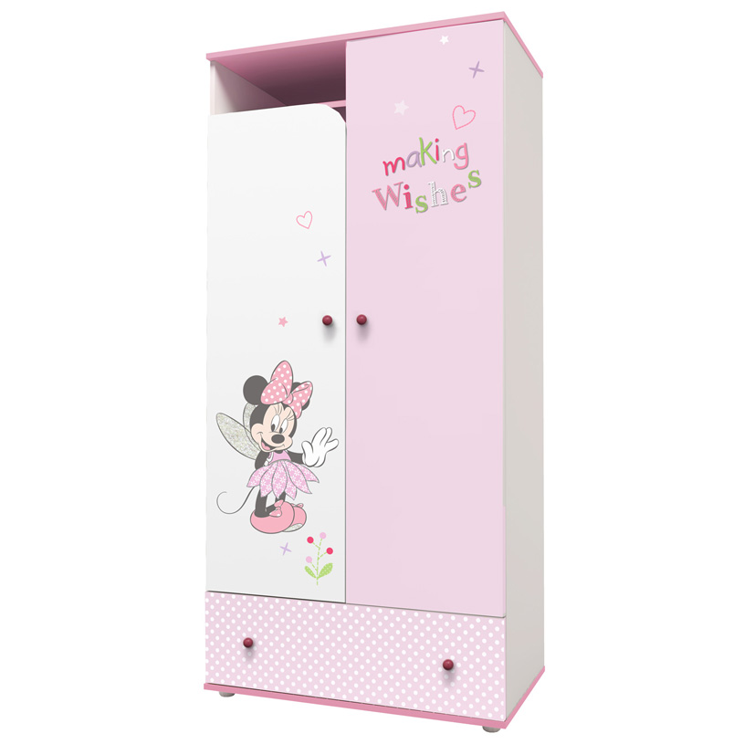Шкаф двухсекционный Polini Disney baby Минни Маус-Фея