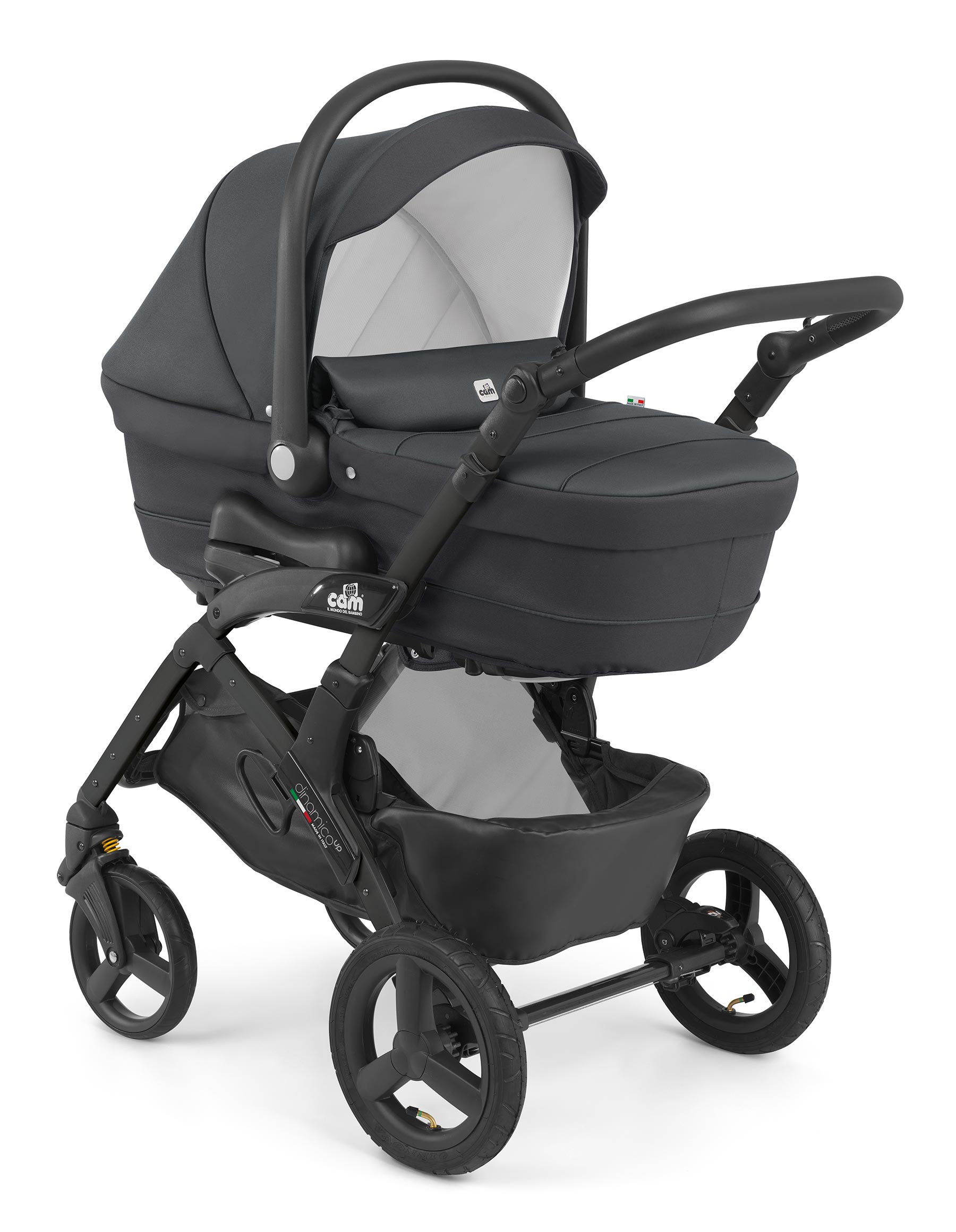 Коляска 3 в 1 Cam Dinamico Up Smart (шасси Black) 682