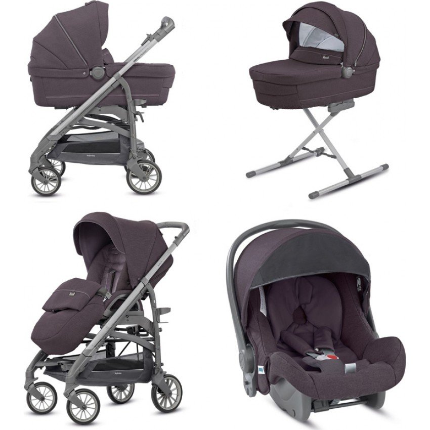 Коляска 3 в 1 Inglesina Trilogy System Marron Glace/Trilogy Slate