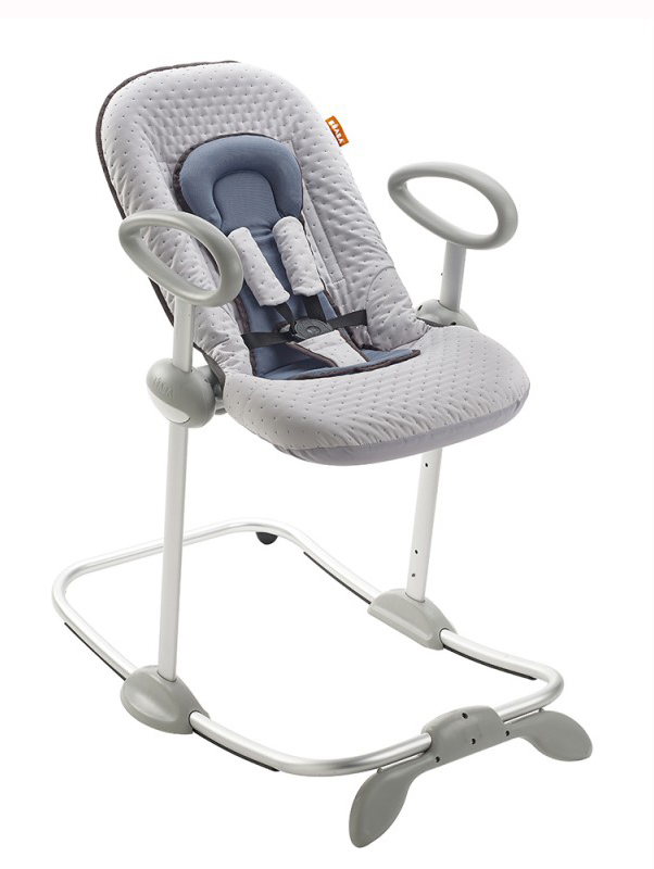 Детский шезлонг-качалка Beaba Bouncer Up&Down Blue
