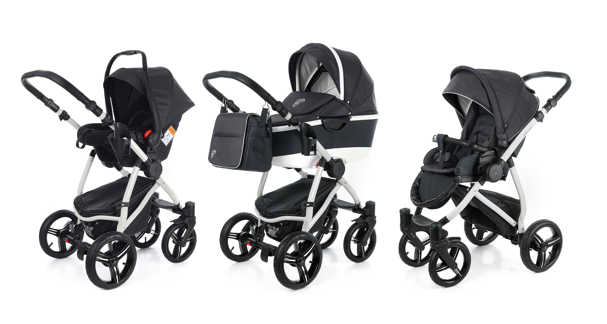Коляска 3 в 1 Esspero Newborn Lux Alu (шасси Grey) Dark
