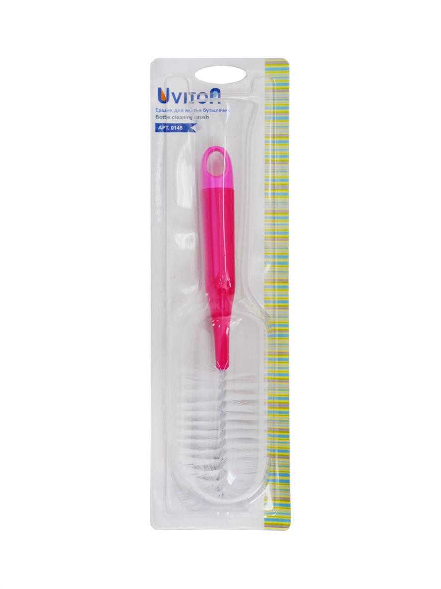 Ершик для мытья бутылочек Uviton Lux арт. 0145 Розовый