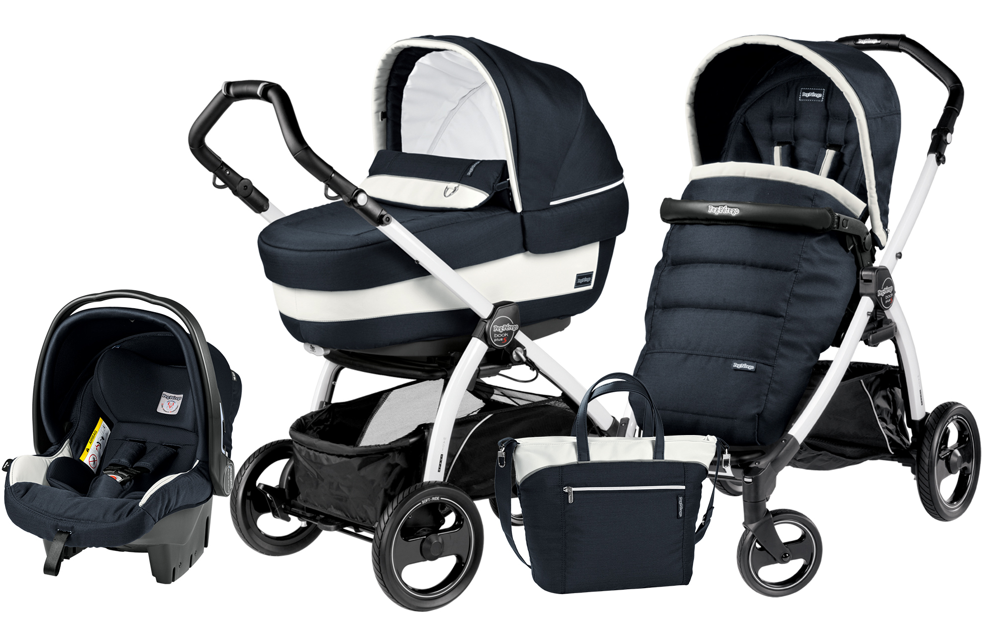 Peg-Perego Book Plus S Modular System Luxe Blue