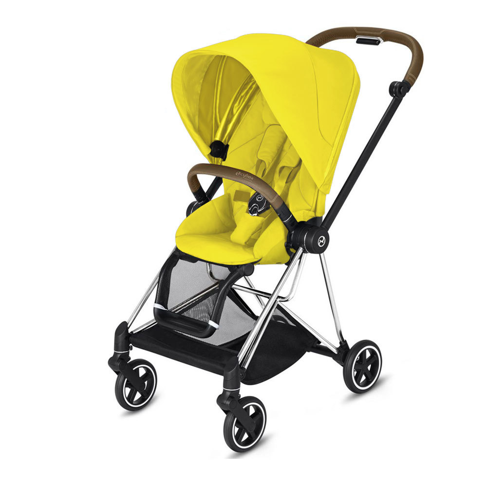 Прогулочная коляска Cybex MIOS (шасси Chrome Brown) Mustard Yellow