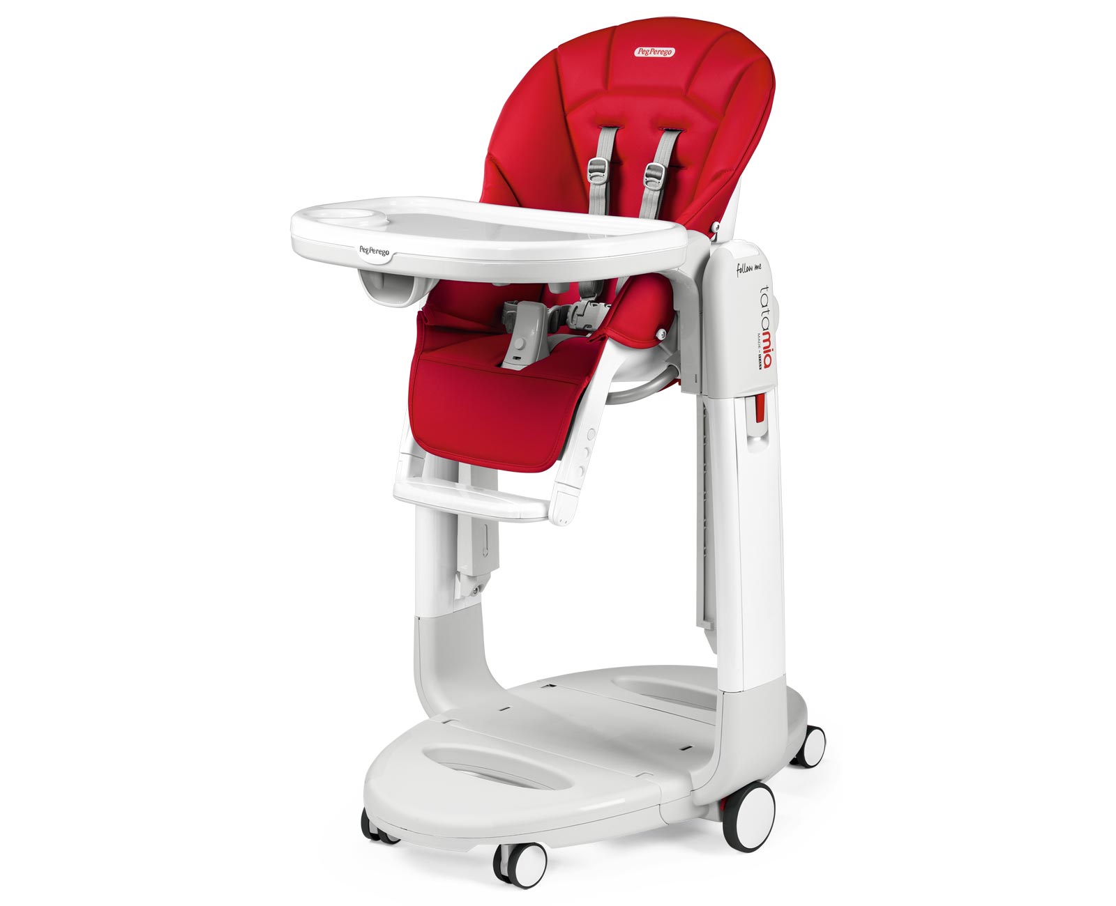 Стульчик для кормления Peg Perego Tatamia Follow Me Fragola 2022