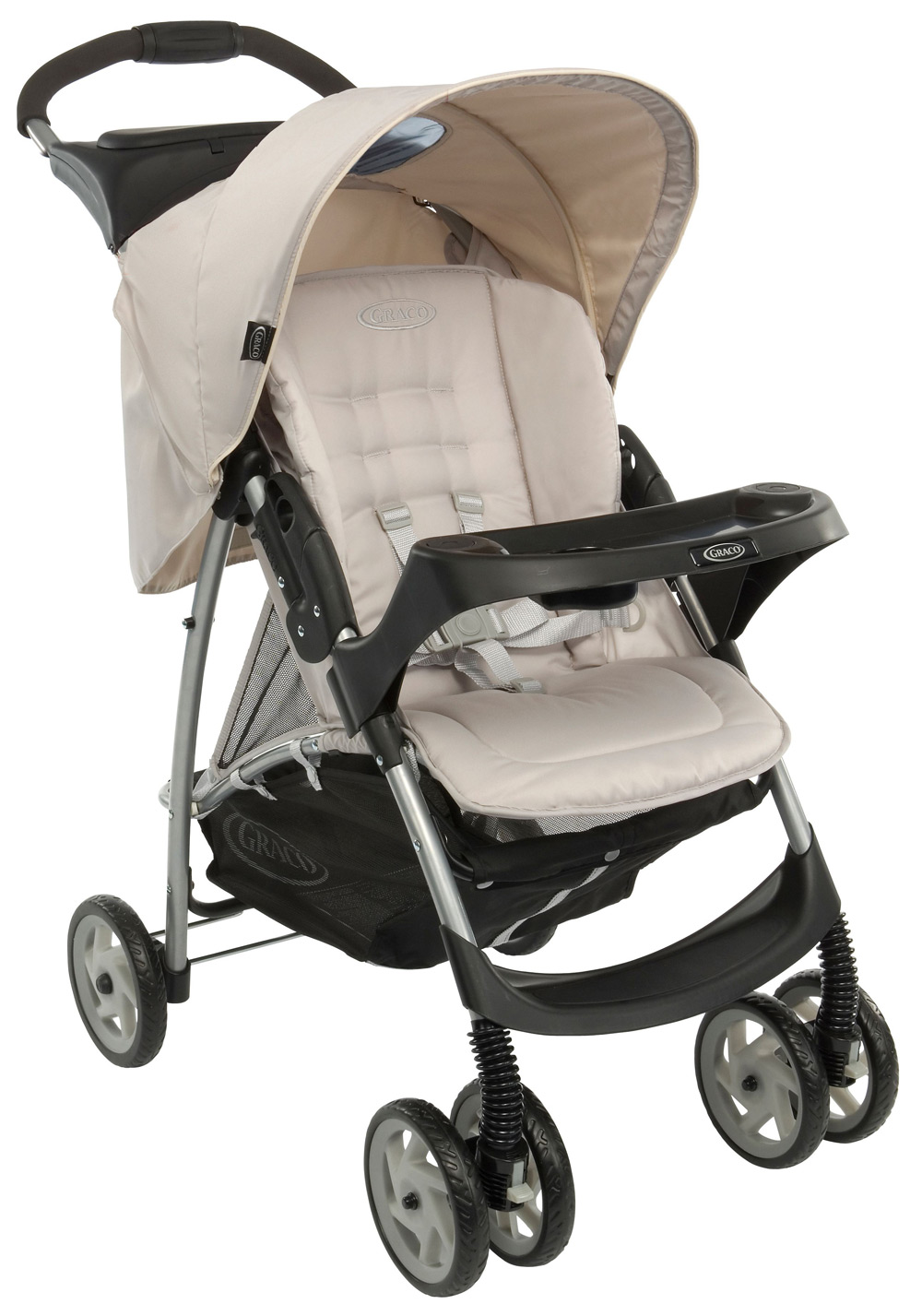 Прогулочная коляска Graco Mirage + W Parent tray and boot Biscuit