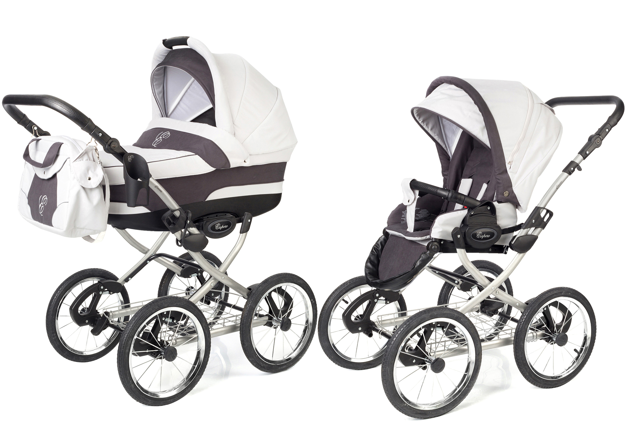 Коляска 2 в 1 Esspero Classic (шасси Grey) Grey