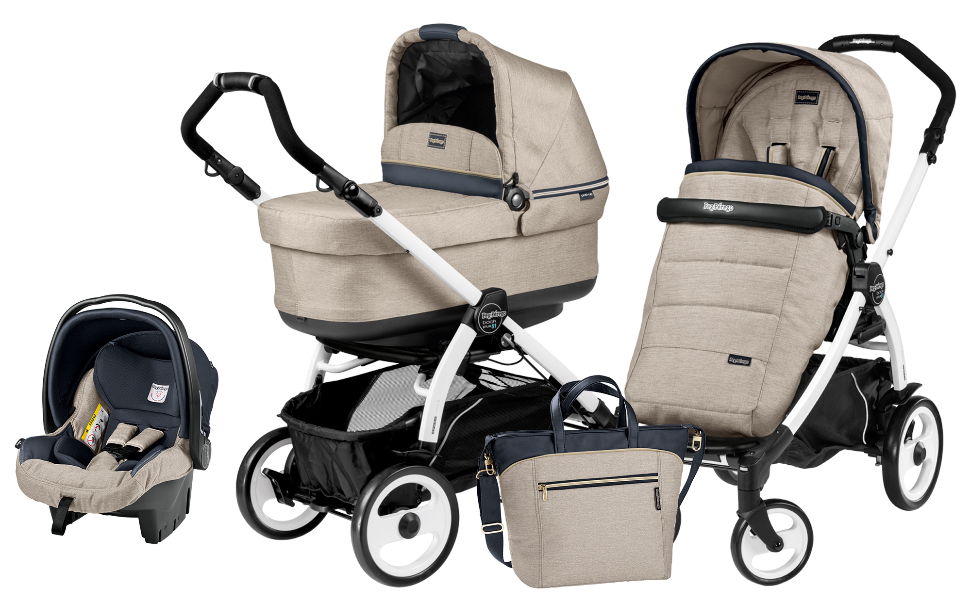 Peg-Perego Book 51 Set Modular POP UP Luxe Beige