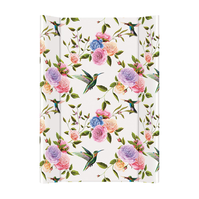 Пеленальный матрац 70 см Ceba Baby Flora Fauna мягкий без изголовья Flores W-102-099-546