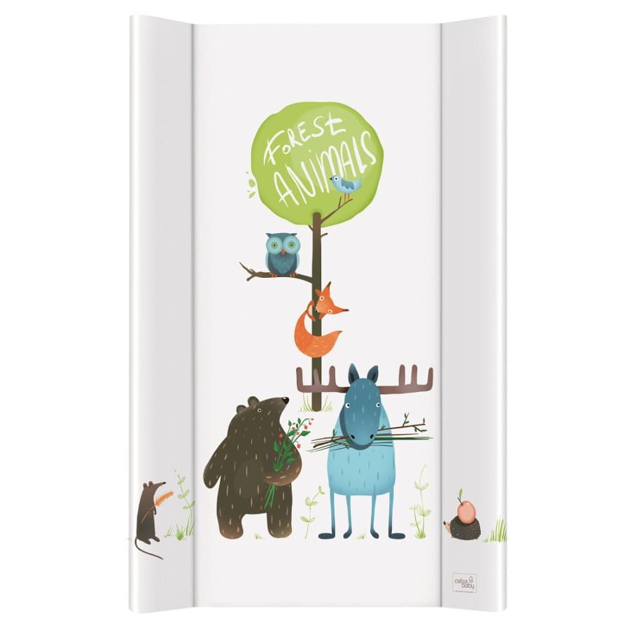 Матрац пеленальный Ceba Baby 80 см без изголовья на кровать 125*65 см Animals W-210-103-100