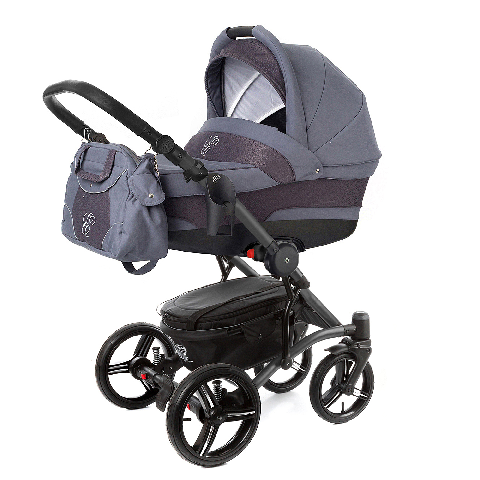 Коляска для новорожденных Esspero Tour (шасси Graphite) Dark Grey